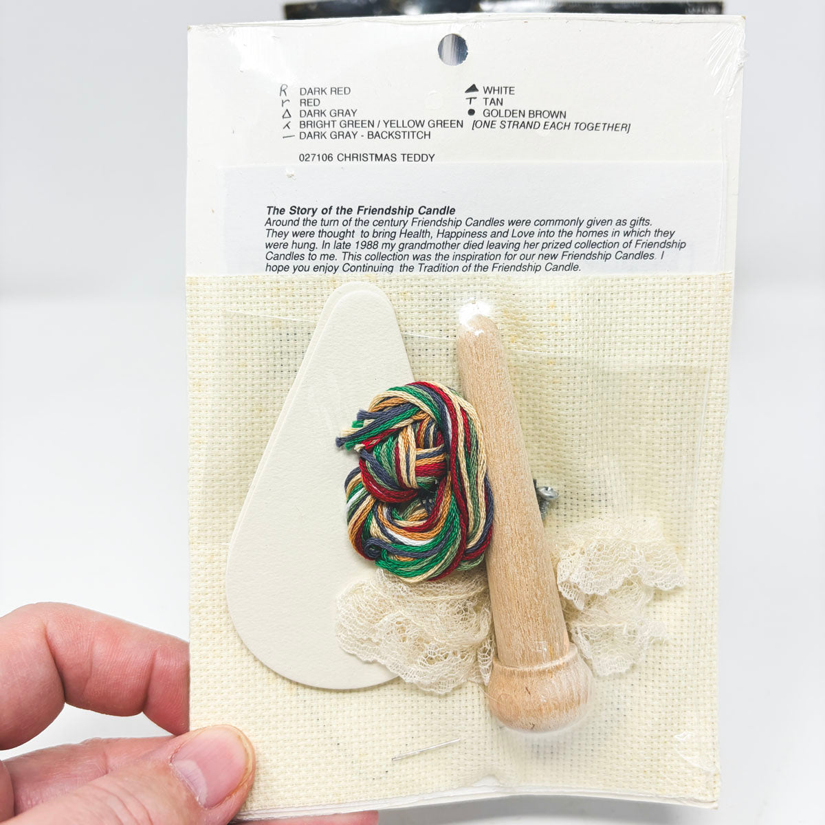 What's Up Inc.- Christmas Tree Candle Cross Stitch Kit- You Choose