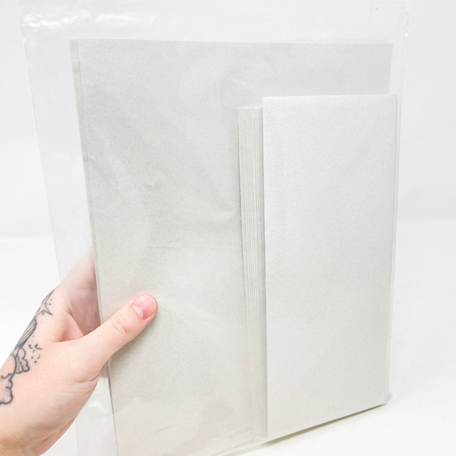 Gray Speckle Letterhead Paper and Envelopes - 20ct