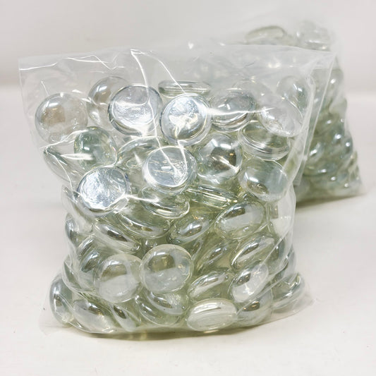 Clear Flat Glass Marbles (1)