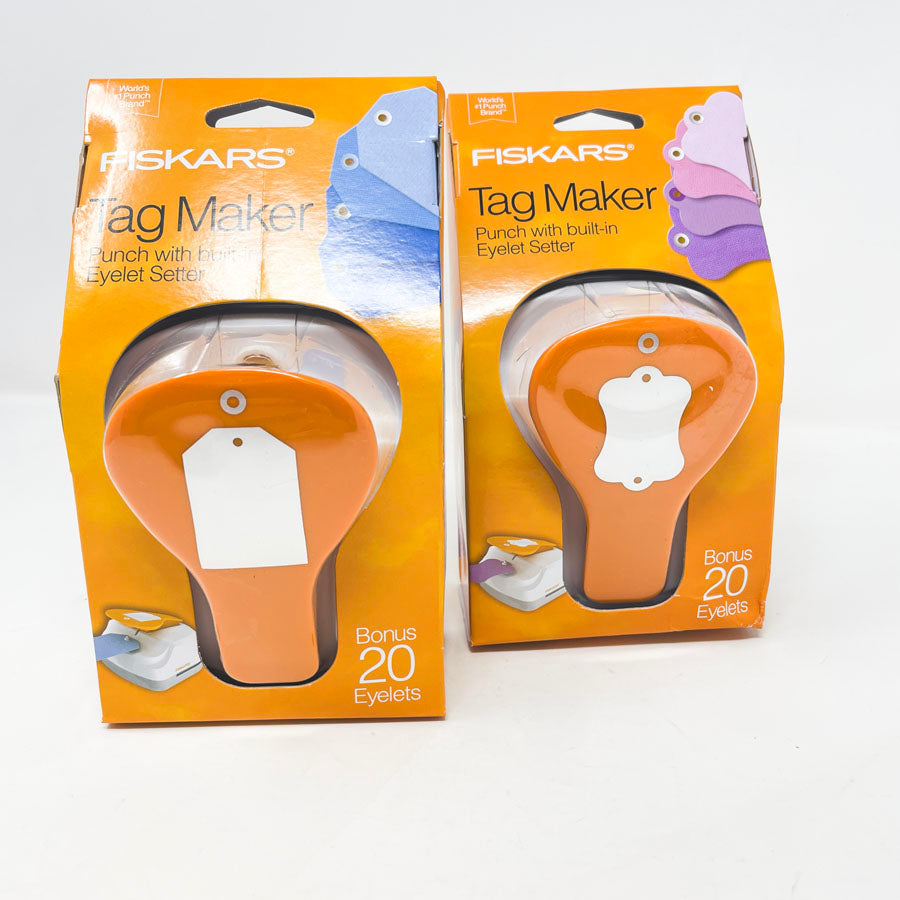 Fiskars Tag Maker Paper Punches