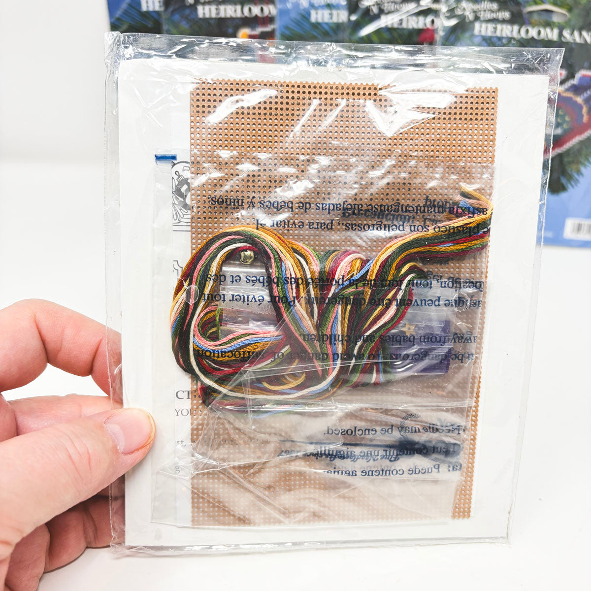 Needles' N Hoops Heirloom Santa Ornament Kit- You Choose