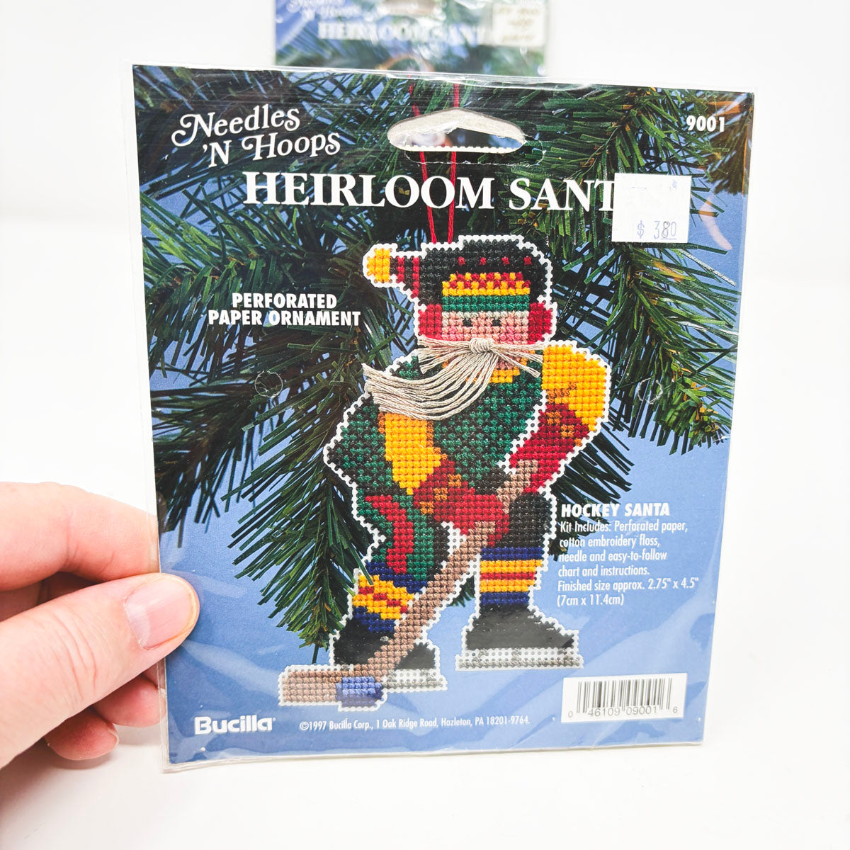 Needles' N Hoops Heirloom Santa Ornament Kit- You Choose