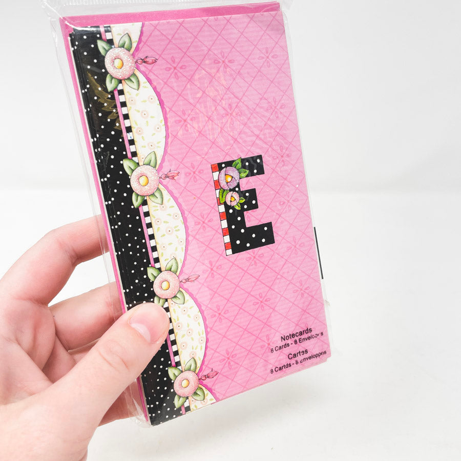 Studio 18 Pink E Notecards and Envelopes Set - 8ct