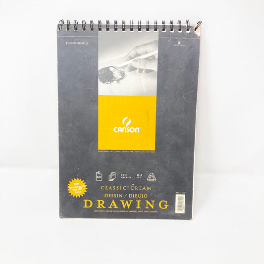 9" x 12" Canson Classic Cream Drawing Pad