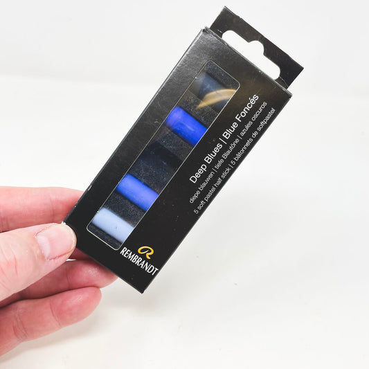 Rembrant Deep Blue Soft Pastels (4)