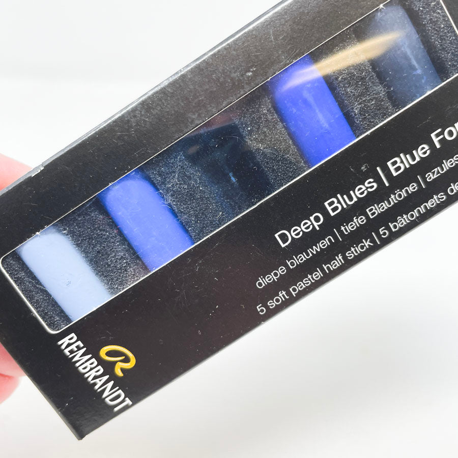 Rembrant Deep Blue Soft Pastels (4)