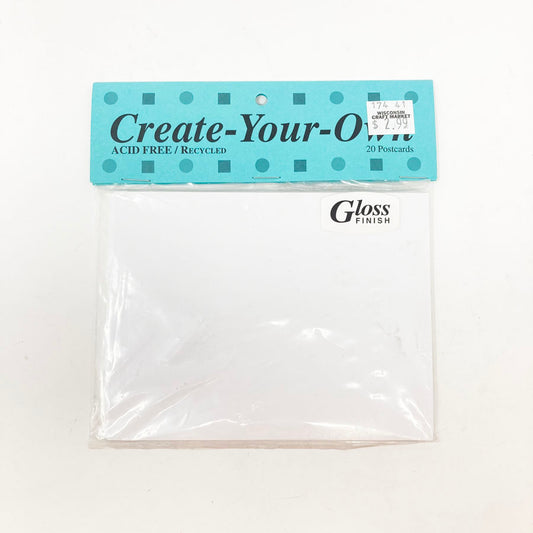 Gloss Paper Create Your Own Postcard Pack