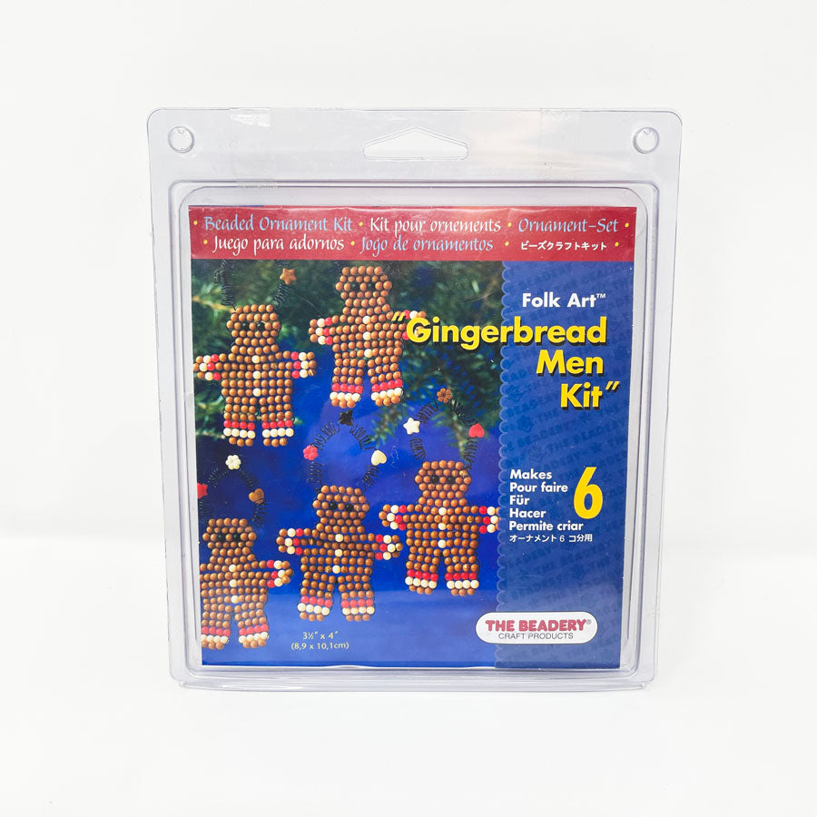 Folk Art Gingerbread Men Kit by The Beadery
