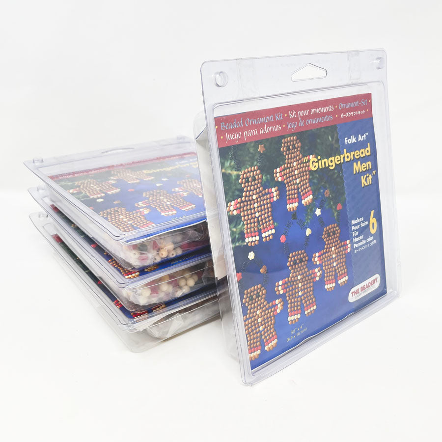 Folk Art Gingerbread Men Kit by The Beadery