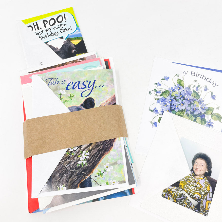 Assorted Birthday Cards and Envelopes - 18ct