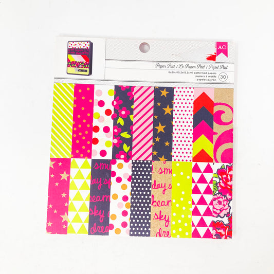 AC Magenta Theme - 6" x 6" Paper Pad