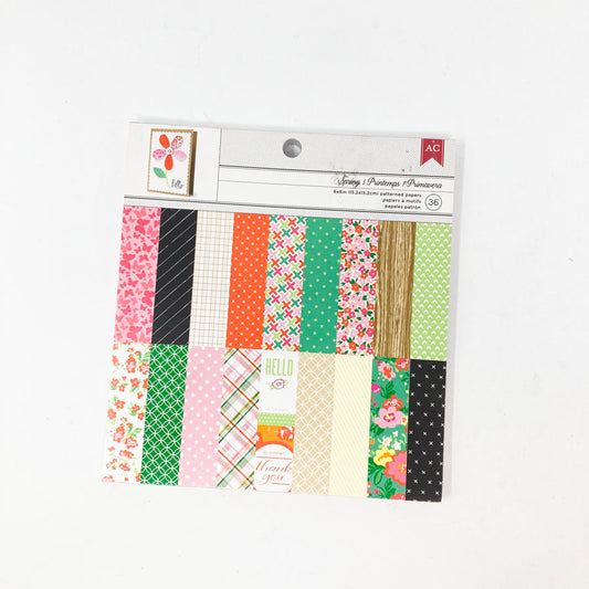 AC Spring Theme - 6" x 6" Paper Pad