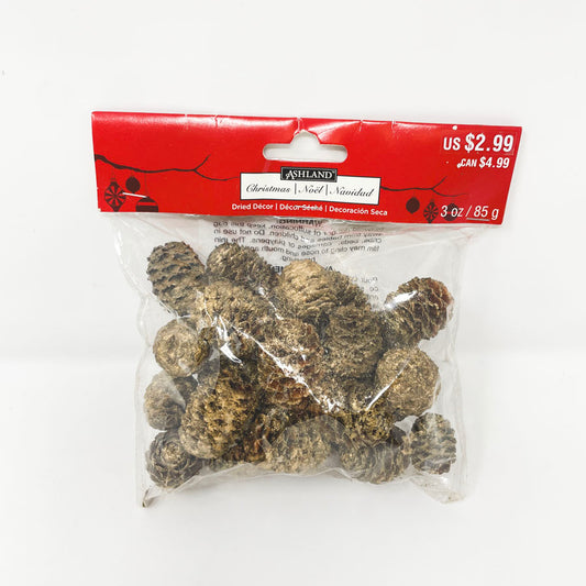 Ashland Dried Gold-Accent Pinecone Decor