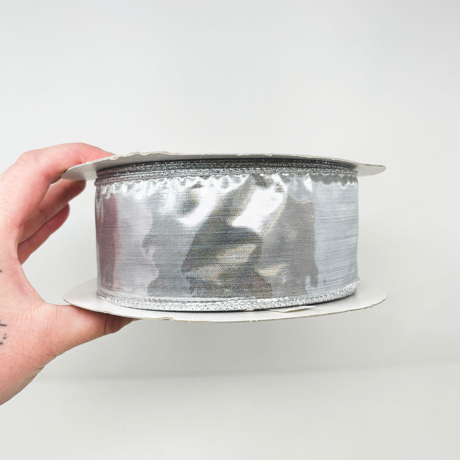 Silver Wire Edge Value Ribbon