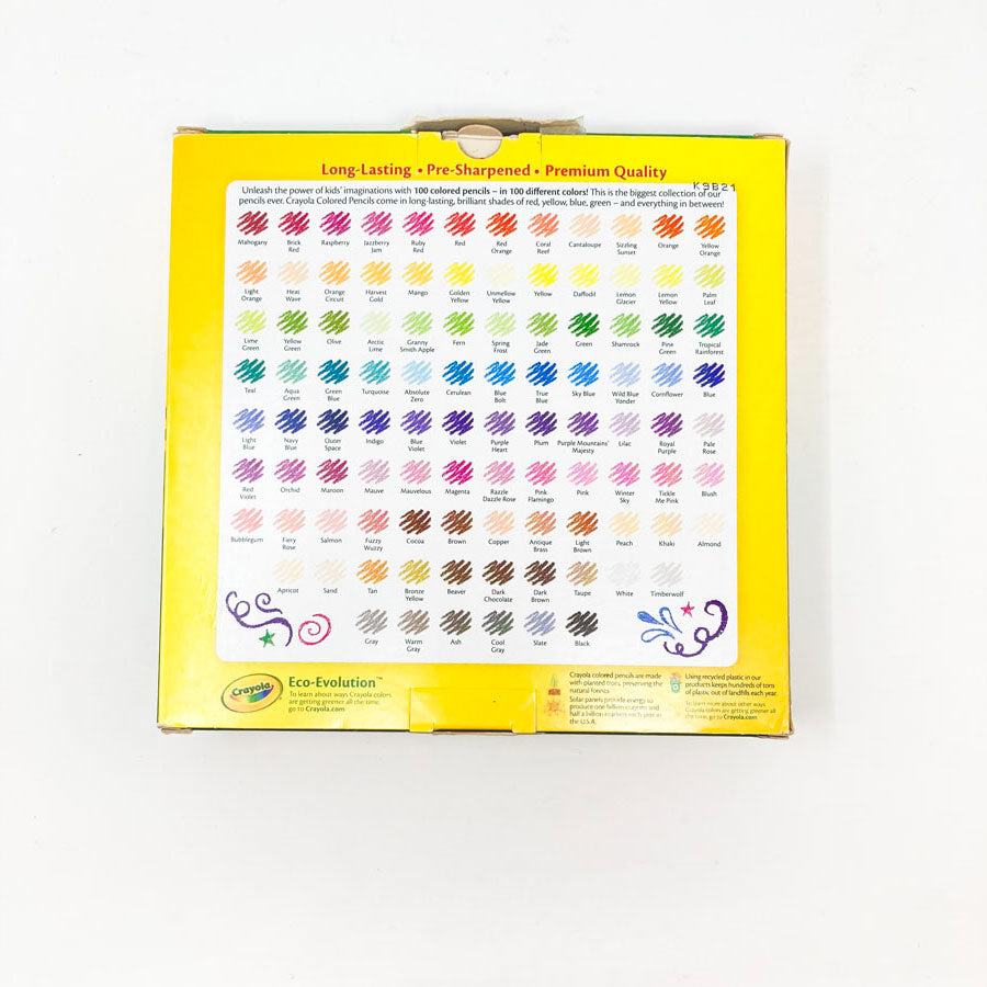 Crayola Colored Pencils 100 Pack