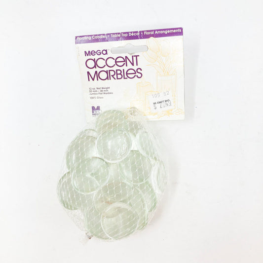 Clear Class Accent Marbles