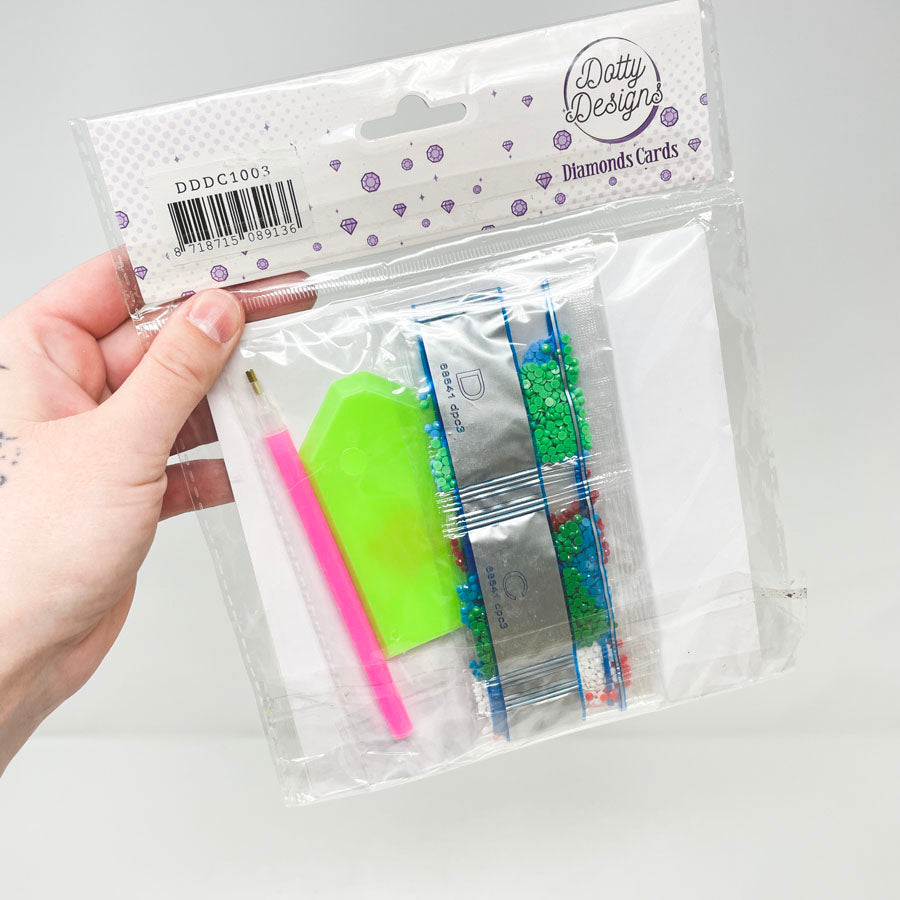 Dotty Designs Snowmen Diamonds Card