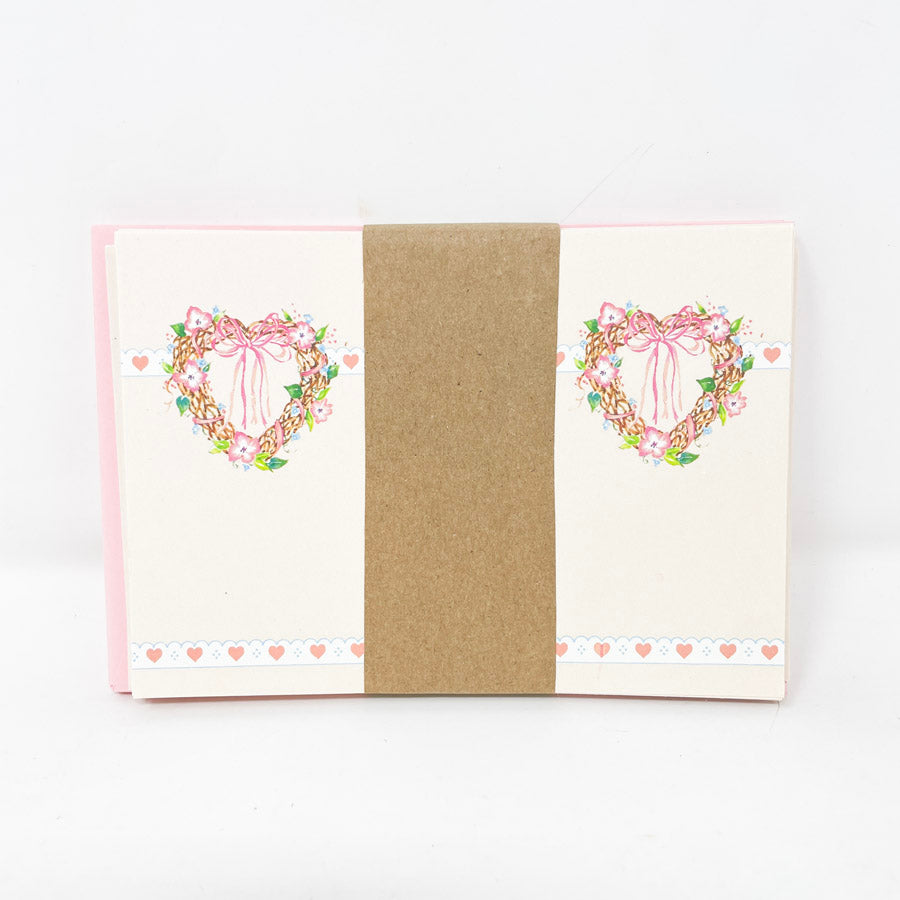 4-3/8" x 6-3/8" Cute Stationary Set - 13 Cards and Envelopes