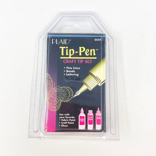 Plaid Tip-Pen Bottle Set