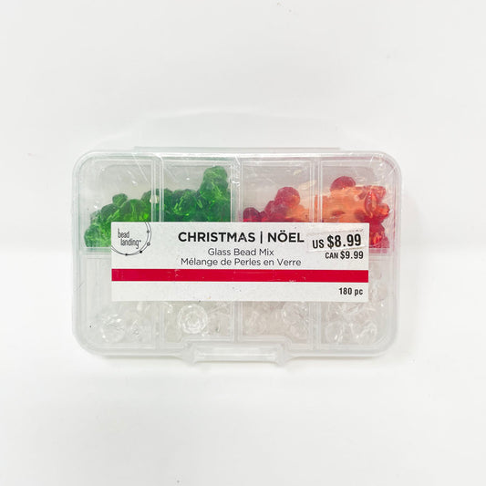 Bead Landing Christmas Glass Bead Mix