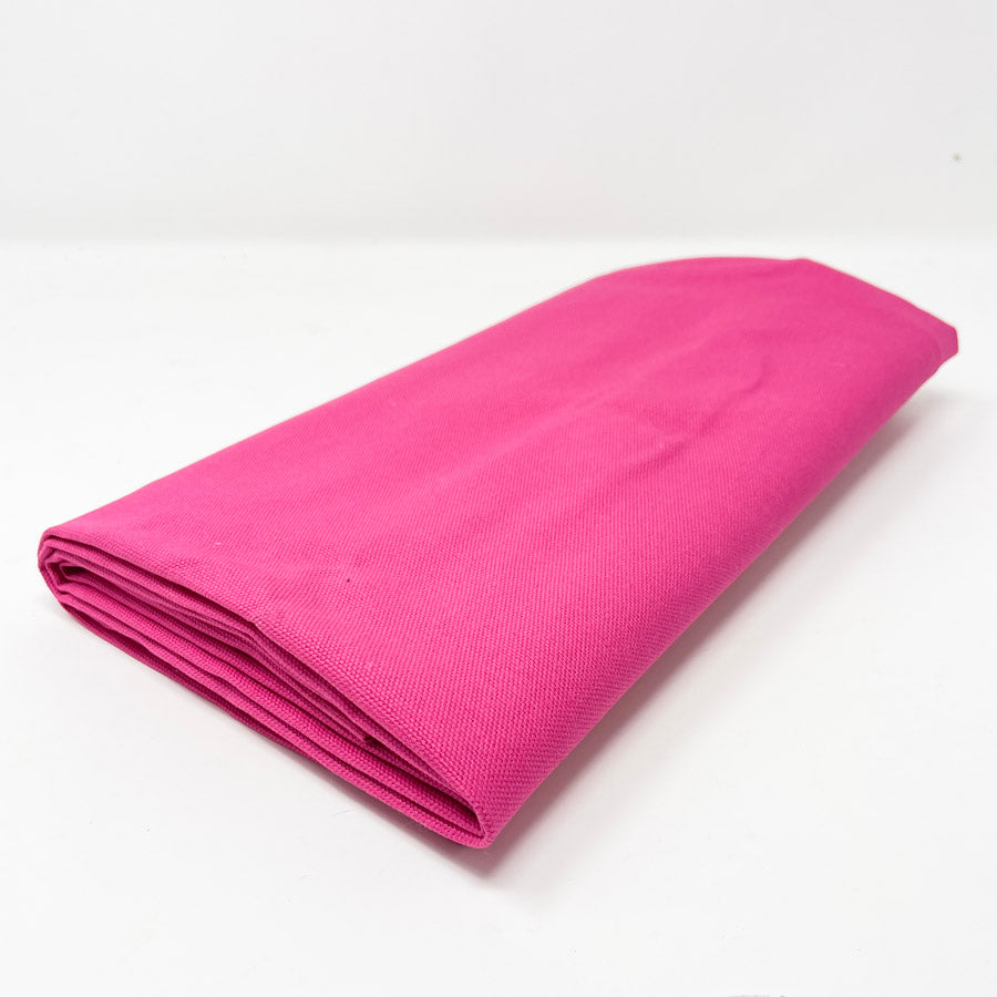 Bright Pink Duck Cloth Fabric - 60" x 32"