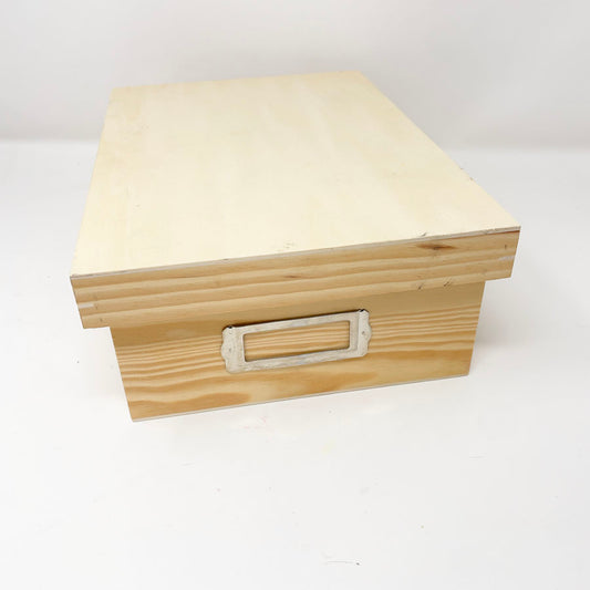 Art Minds Wood Box With Lid