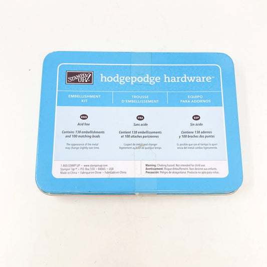 Stampin' Up Hodgepodge Hardware Tin
