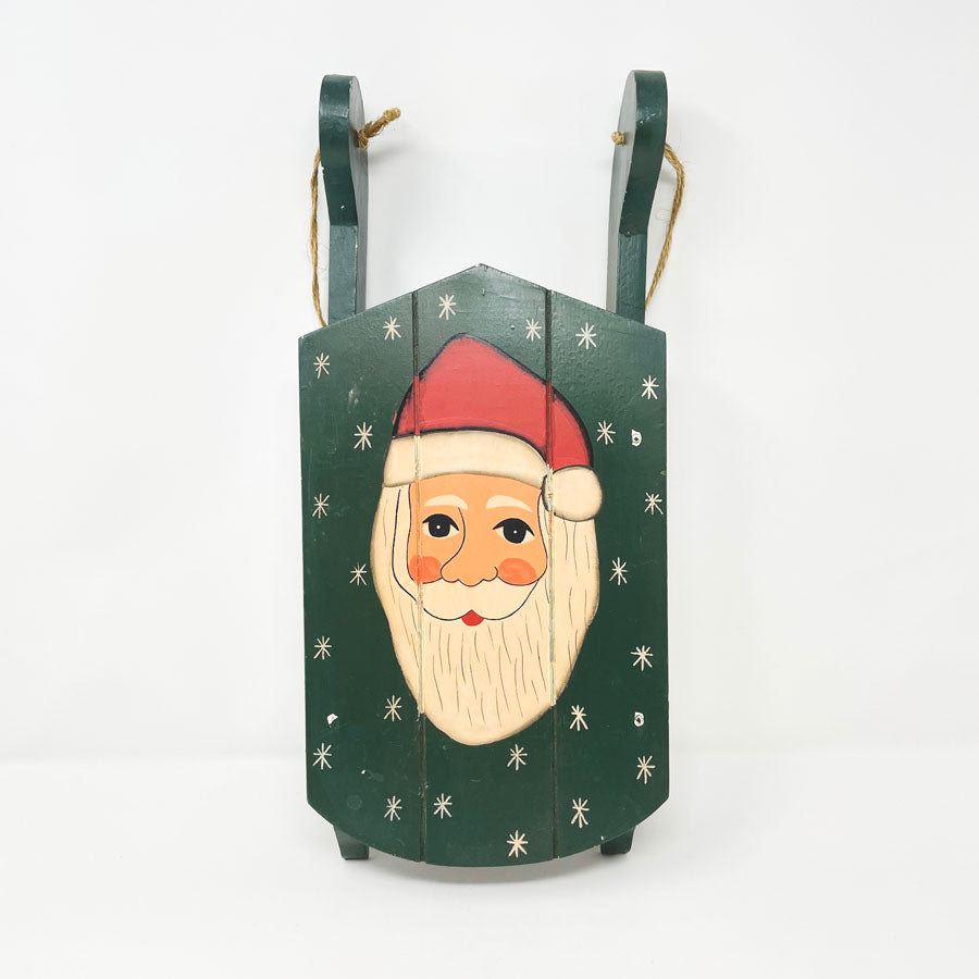Painted Santa Sled