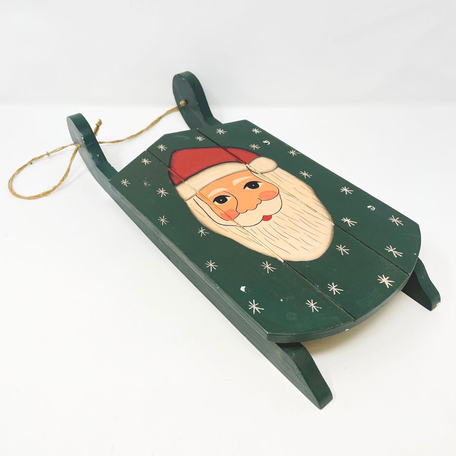Painted Santa Sled