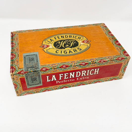 Vintage La Fendrich HF Cigar Box