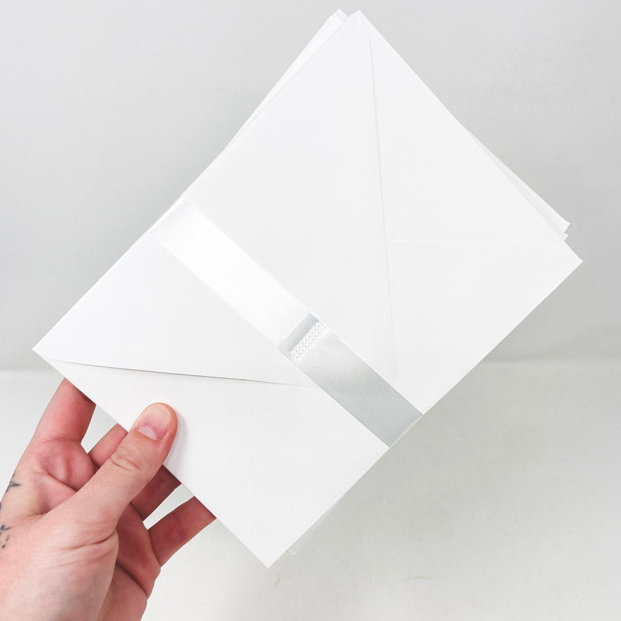 5-1/4" x 7-1/4" White Envelopes - 22ct (1)