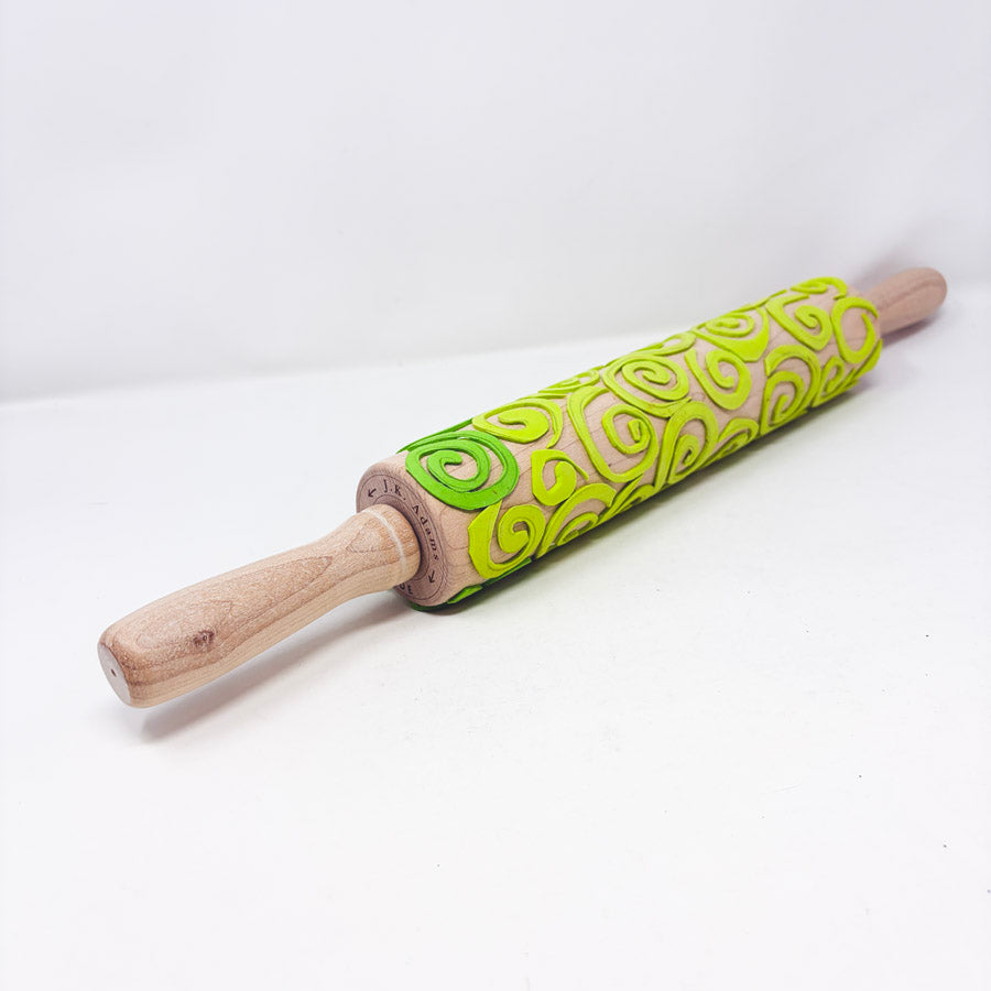 DIY Textured Rolling Pin for Clay