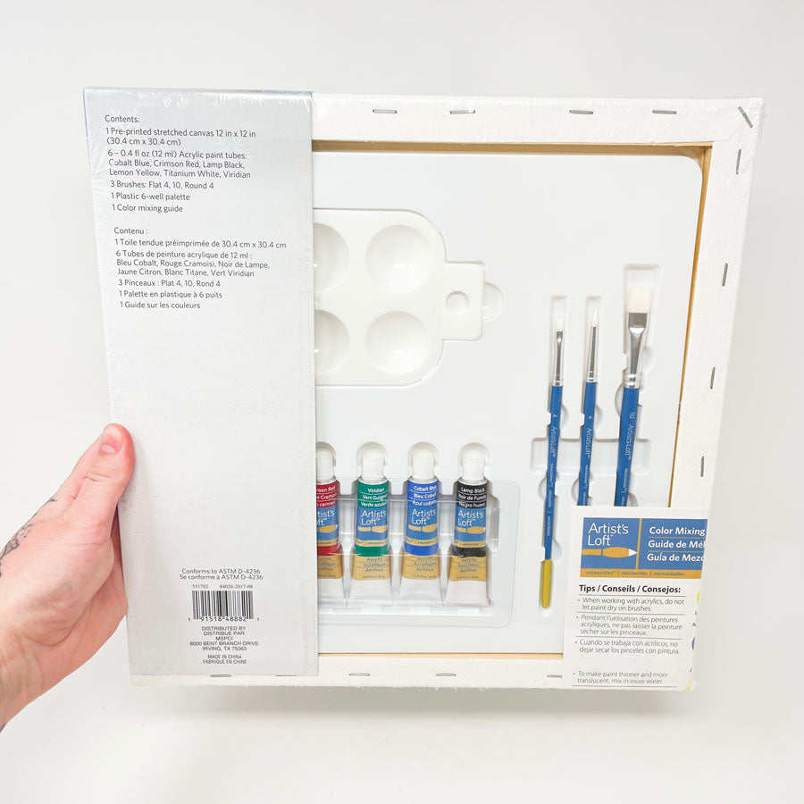 Artist's Loft Canvas Painting Kit - Pick a Design