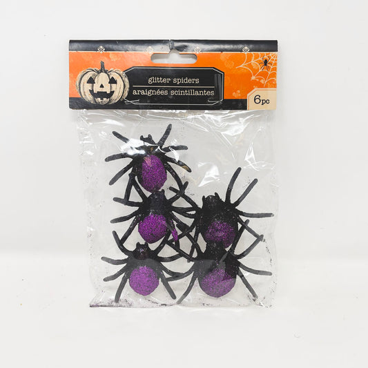 Halloween Glitter Spiders (5)