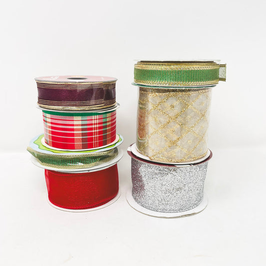 Assorted Holiday Ribbon Spools (1)