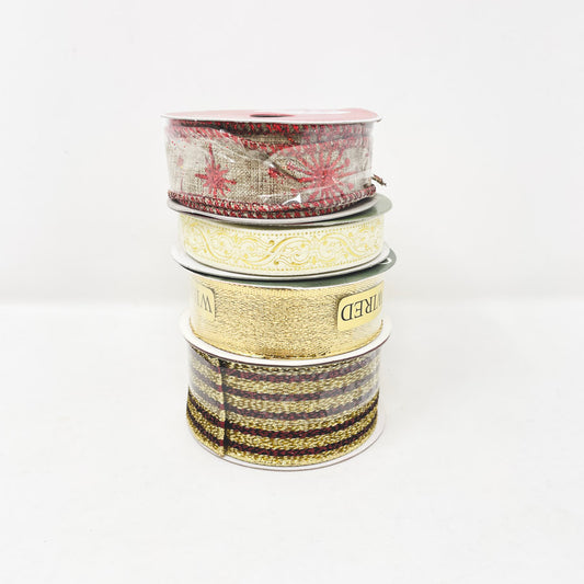 Assorted Holiday Time Ribbon Spools (1)