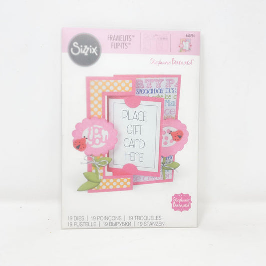 Sizzix Framelits Gift Card Flip-Its by Stephanie Barnard