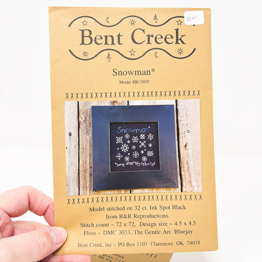 1996 Envelope Style Cross Stitch Patterns by Bent Creek