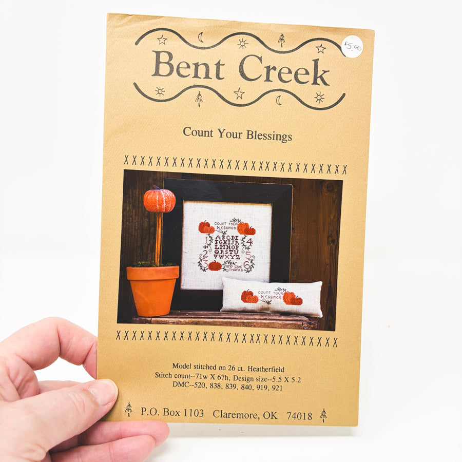 1996 Envelope Style Cross Stitch Patterns by Bent Creek