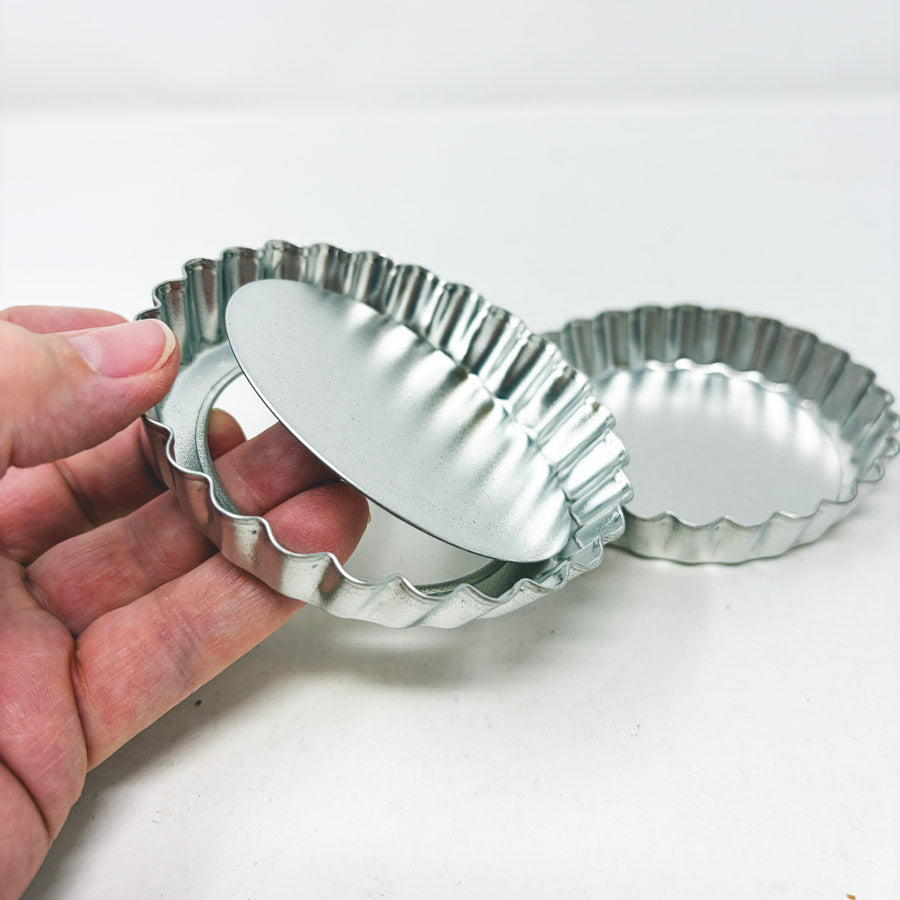 2 Mini Tart Pans for Clay Work