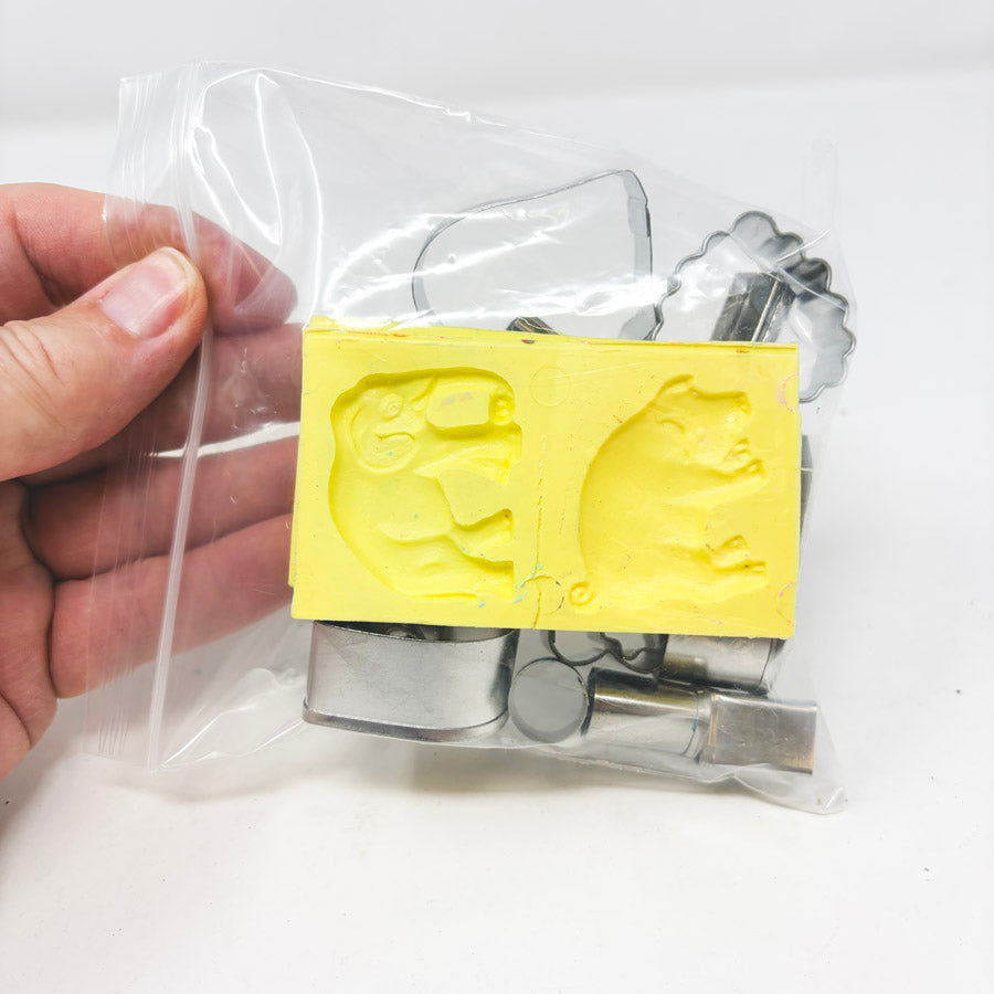 Mini Cookie Cutter and Mold Bundle for Clay Work