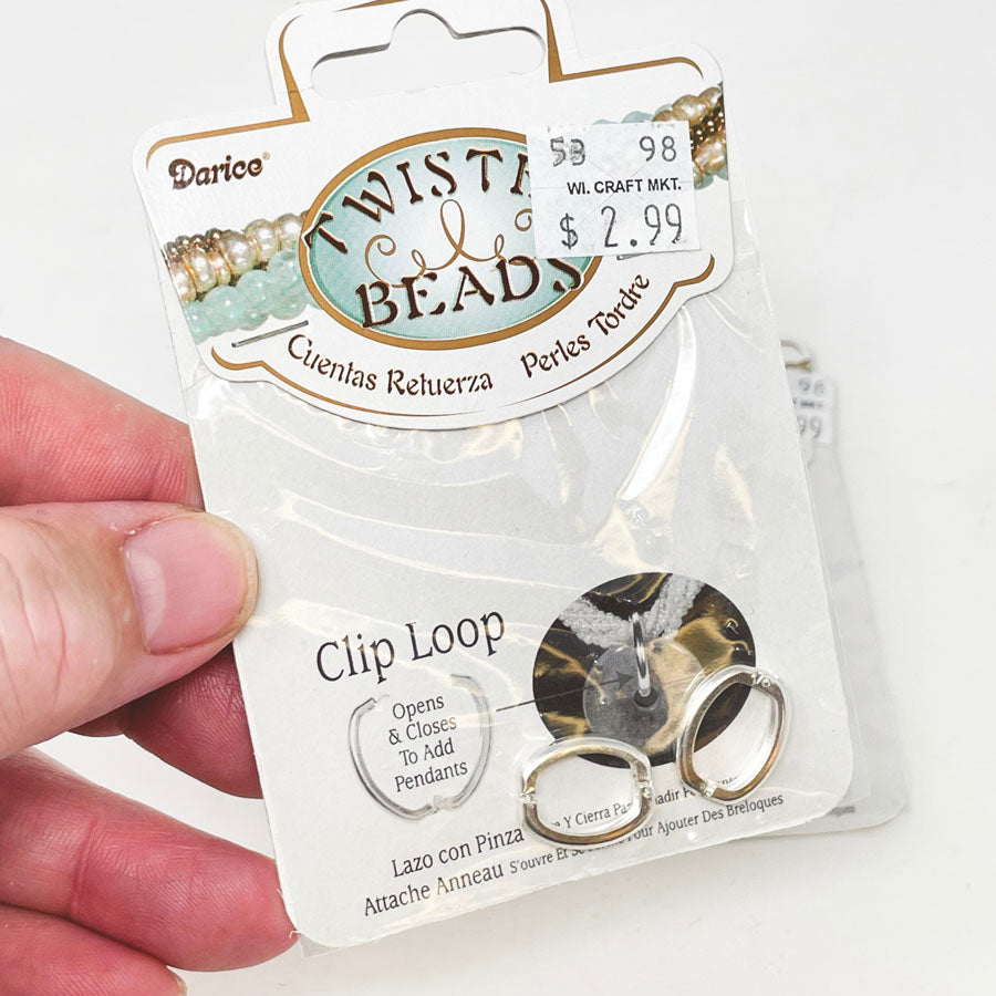 Darice Clip Loop Twister Beads