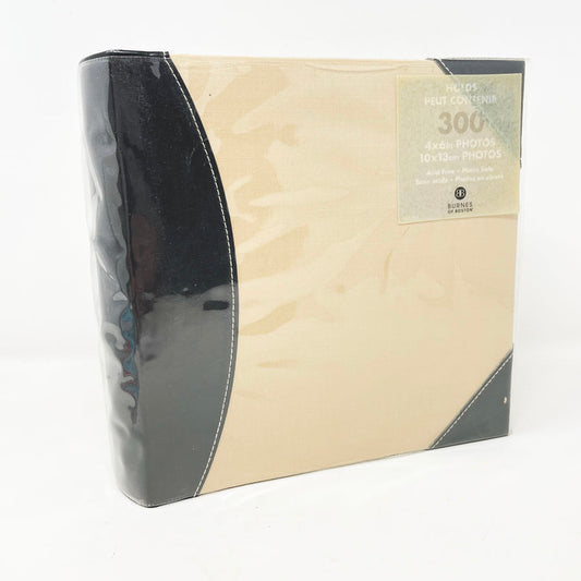 Burnes of Boston Black and Cream Photo Album