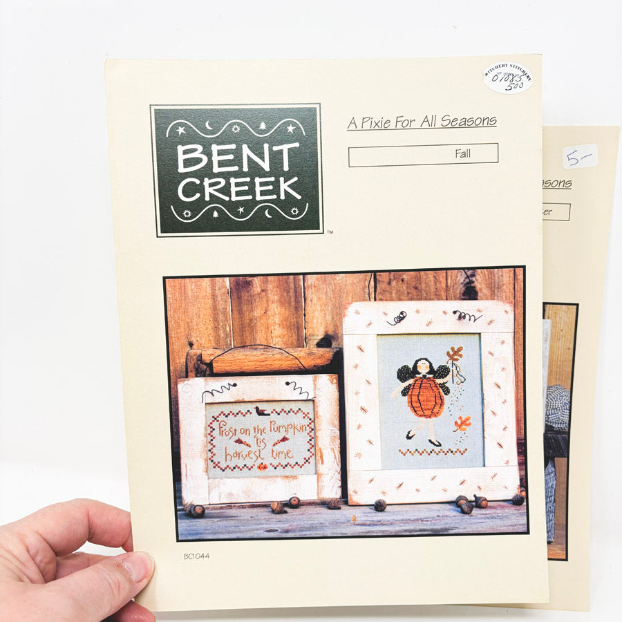 A Pixie for All Seasons Cross Stitch Patterns by Bent Creek