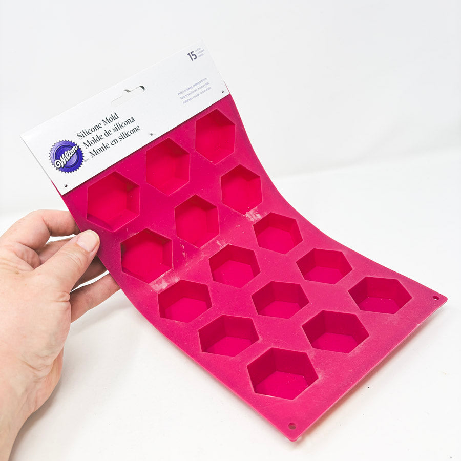 Wilton Hexagon Silicone Mold for Resin Work
