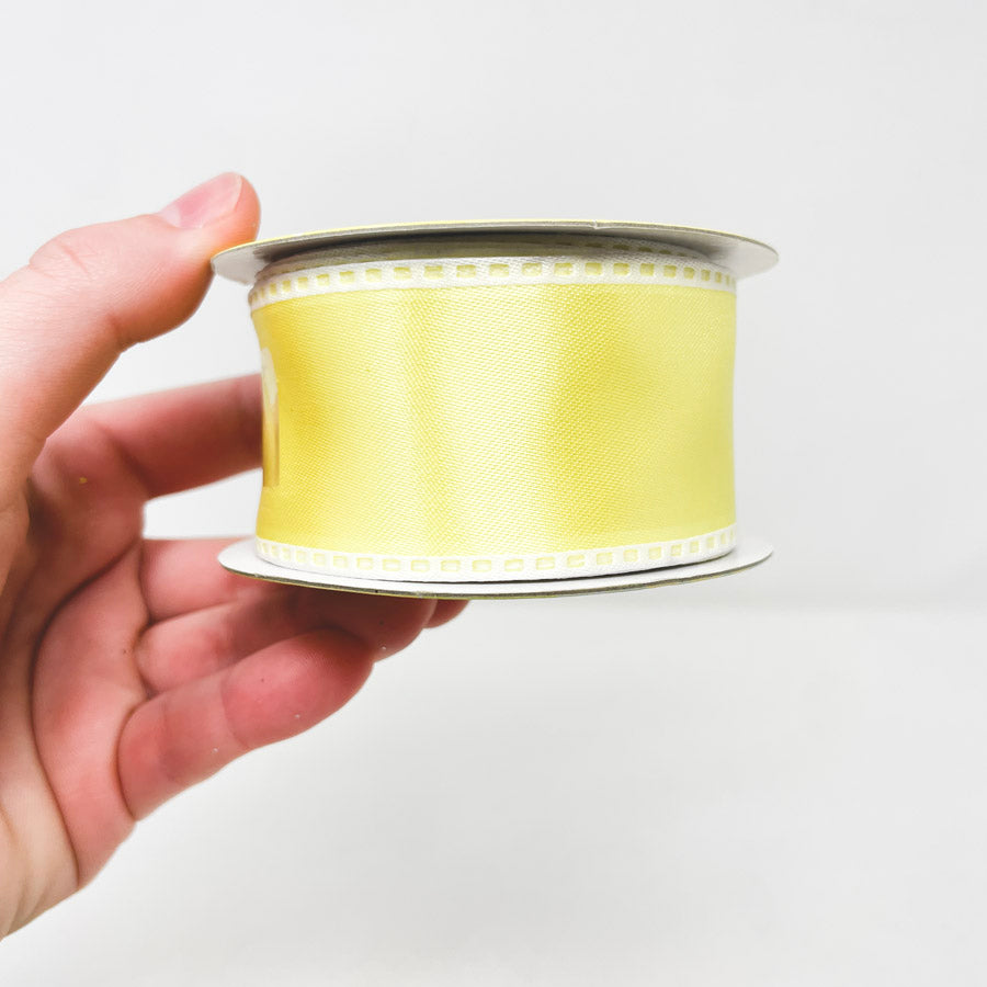 1-1/2" Yellow Baby Ribbon
