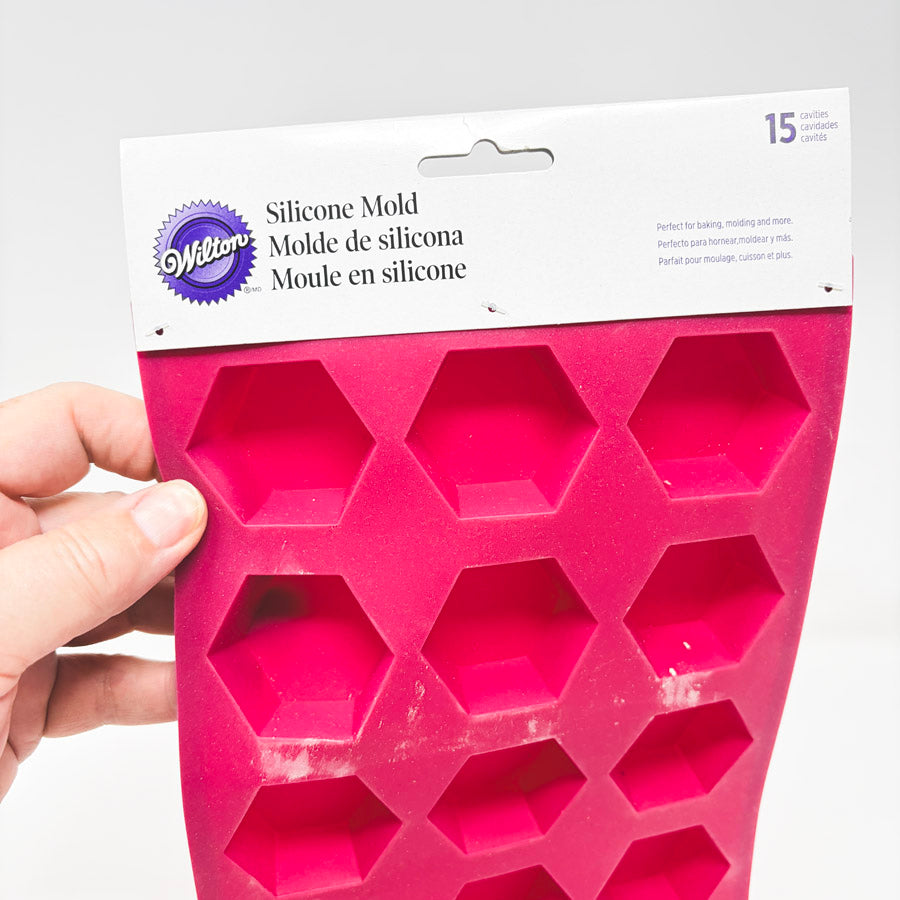 Wilton Hexagon Silicone Mold for Resin Work