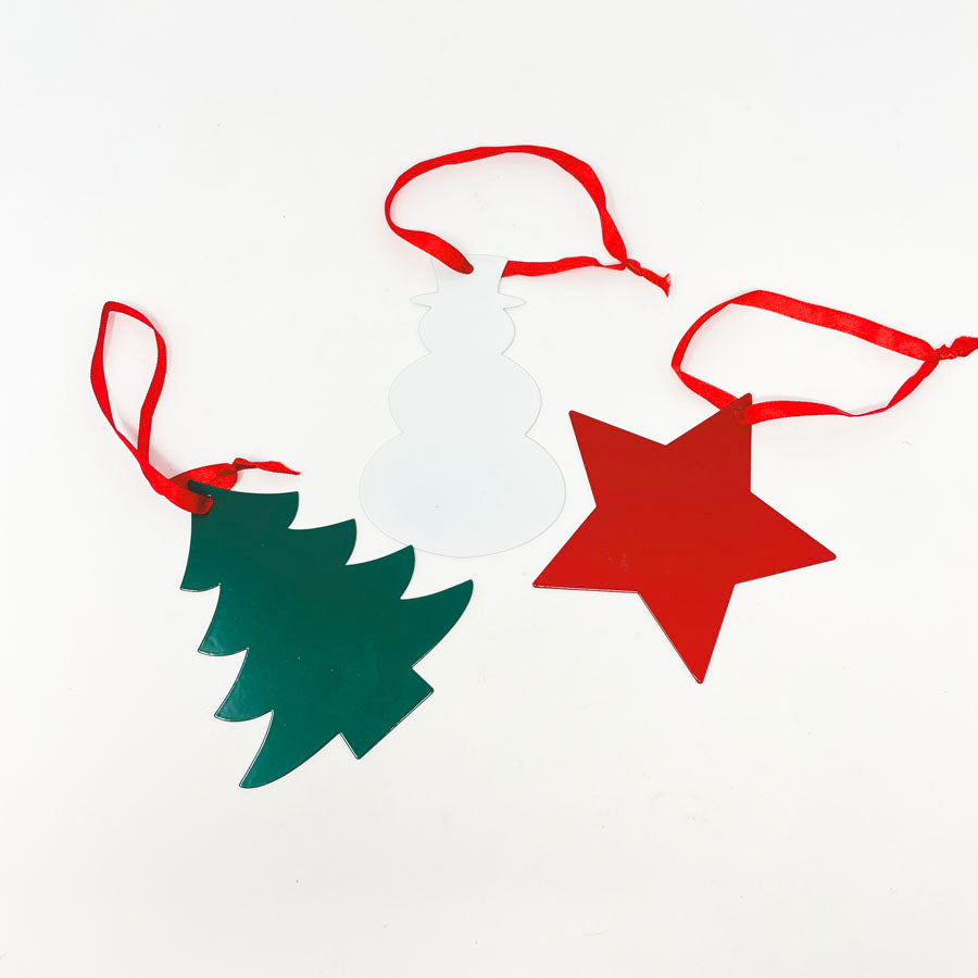 Metal Ornament Trio
