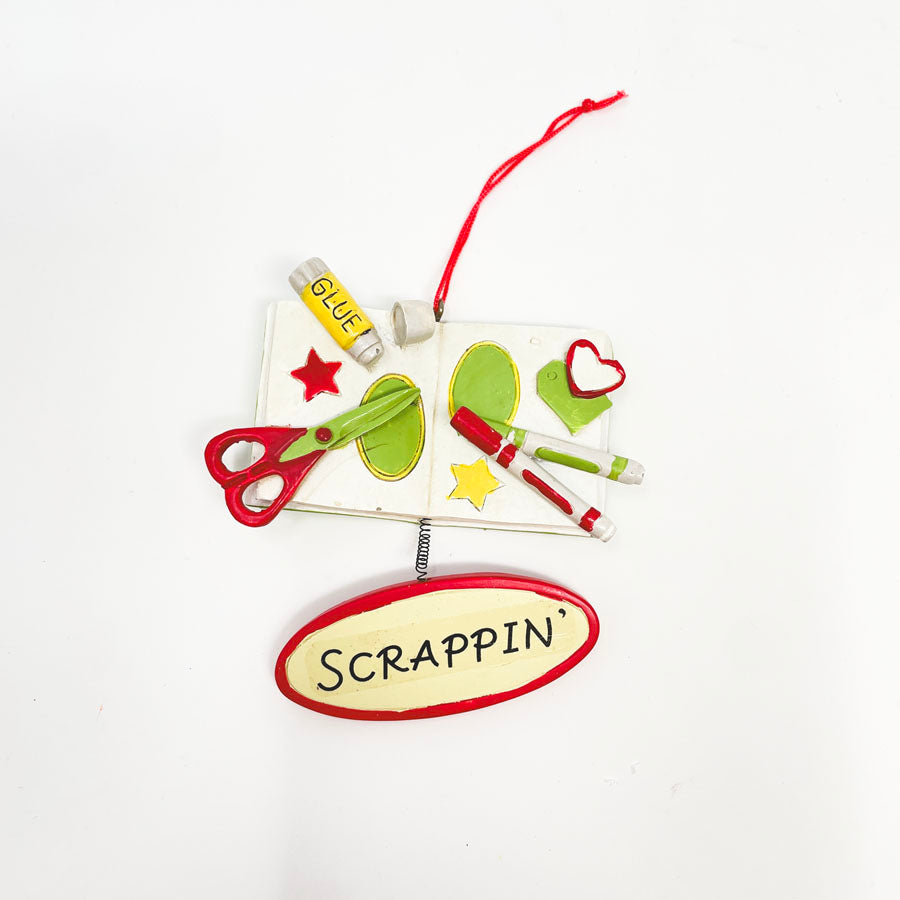 Scrapbooking Themed Ornament