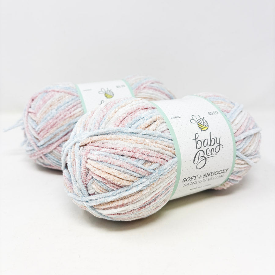 Baby Bee Yarn – Soft + Snuggly – Rainbow Bloom